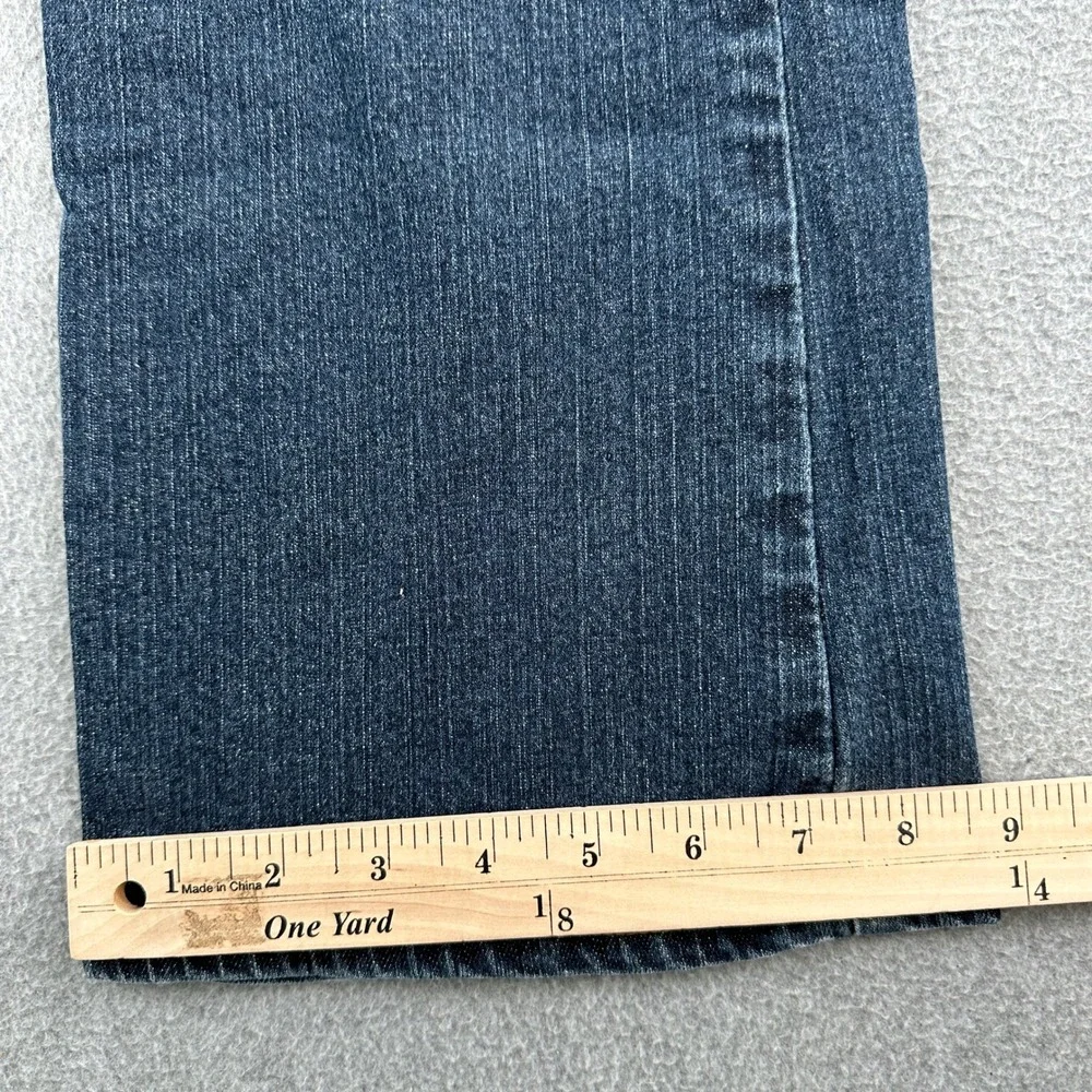 Lucky Brand Jeans Womens 30 Blue Midrise Flare Regular Dungarees Y2K Rodeo Whisk